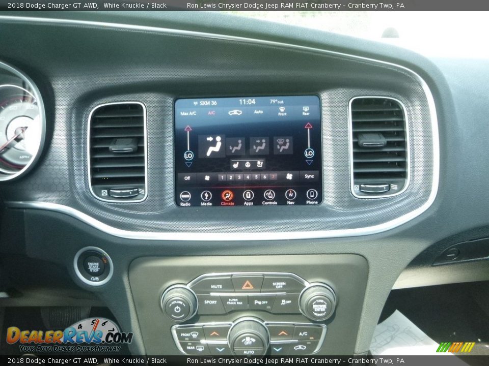 2018 Dodge Charger GT AWD White Knuckle / Black Photo #16