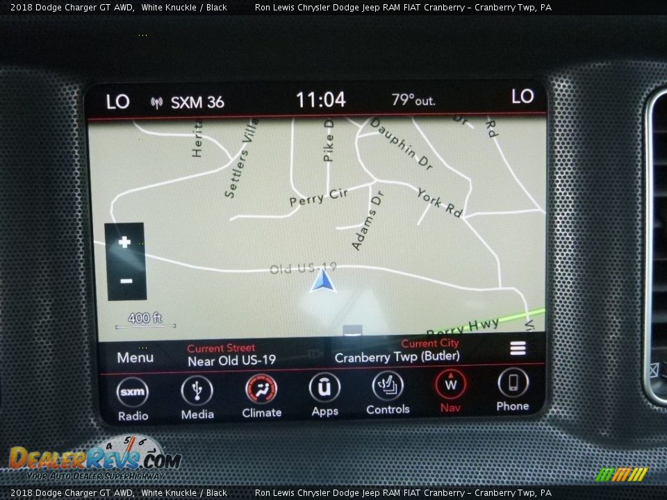 2018 Dodge Charger GT AWD White Knuckle / Black Photo #18