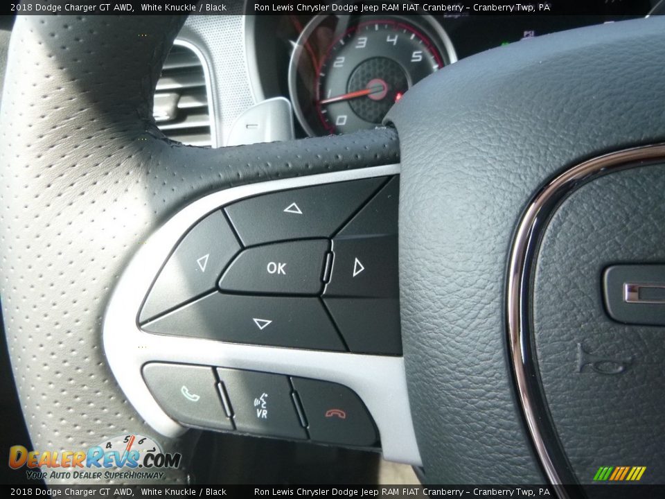 2018 Dodge Charger GT AWD White Knuckle / Black Photo #20