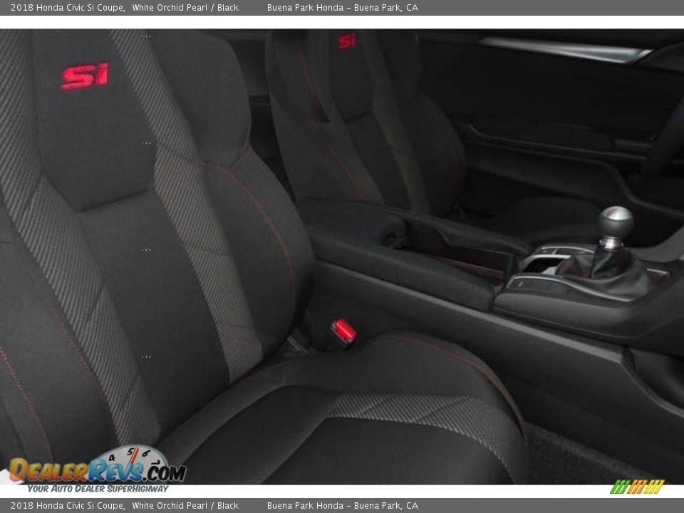 2018 Honda Civic Si Coupe White Orchid Pearl / Black Photo #32