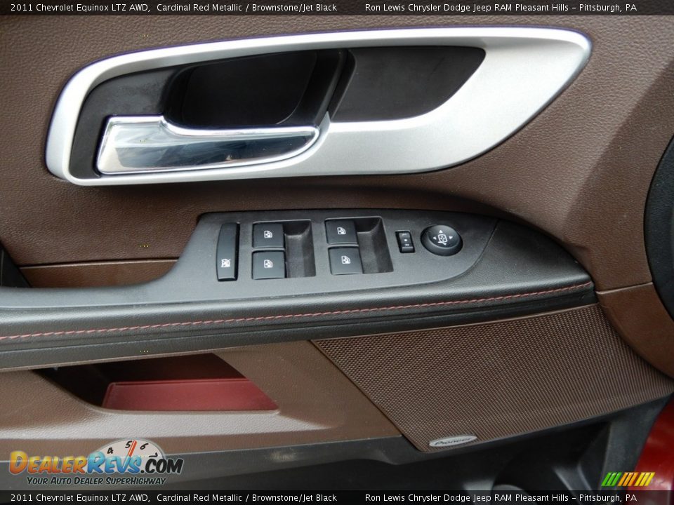 2011 Chevrolet Equinox LTZ AWD Cardinal Red Metallic / Brownstone/Jet Black Photo #14