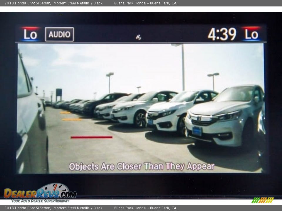 2018 Honda Civic Si Sedan Modern Steel Metallic / Black Photo #6
