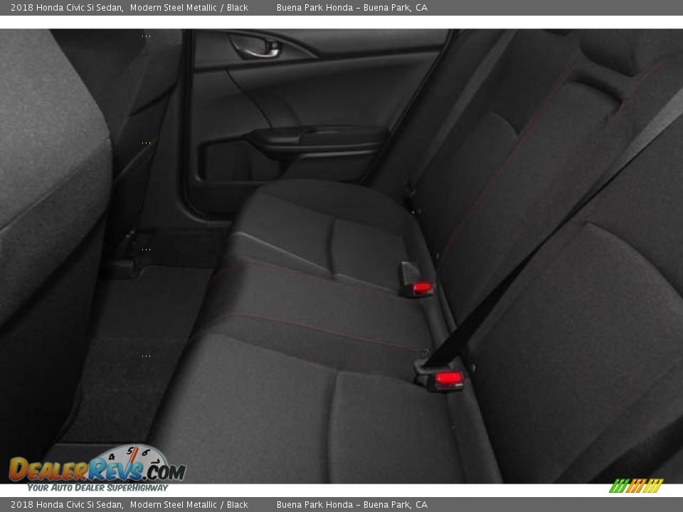 2018 Honda Civic Si Sedan Modern Steel Metallic / Black Photo #9