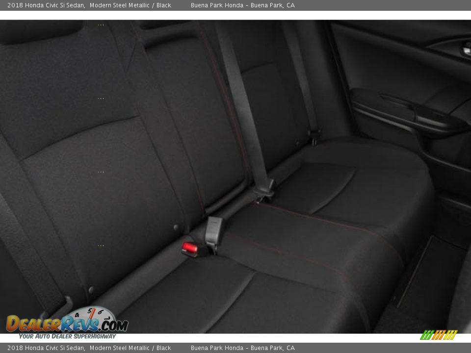 2018 Honda Civic Si Sedan Modern Steel Metallic / Black Photo #21