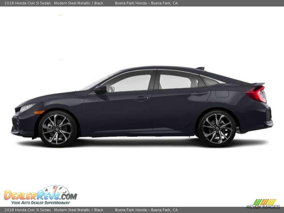 2018 Honda Civic Si Sedan Modern Steel Metallic / Black Photo #31