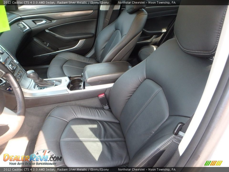 2012 Cadillac CTS 4 3.0 AWD Sedan Radiant Silver Metallic / Ebony/Ebony Photo #19