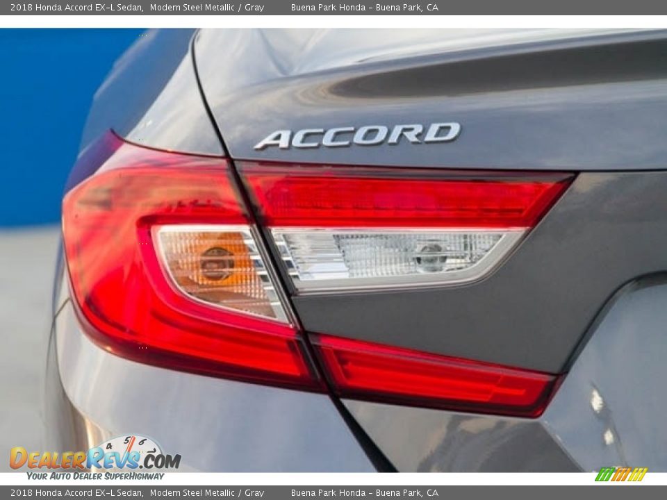 2018 Honda Accord EX-L Sedan Modern Steel Metallic / Gray Photo #7