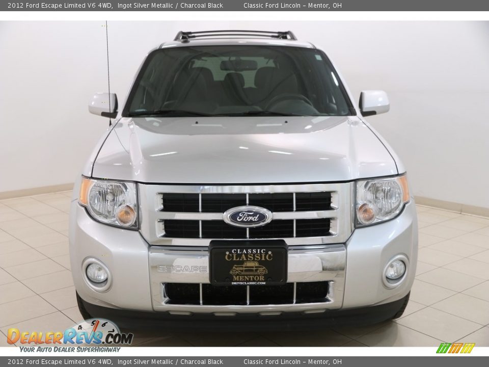 2012 Ford Escape Limited V6 4WD Ingot Silver Metallic / Charcoal Black Photo #2