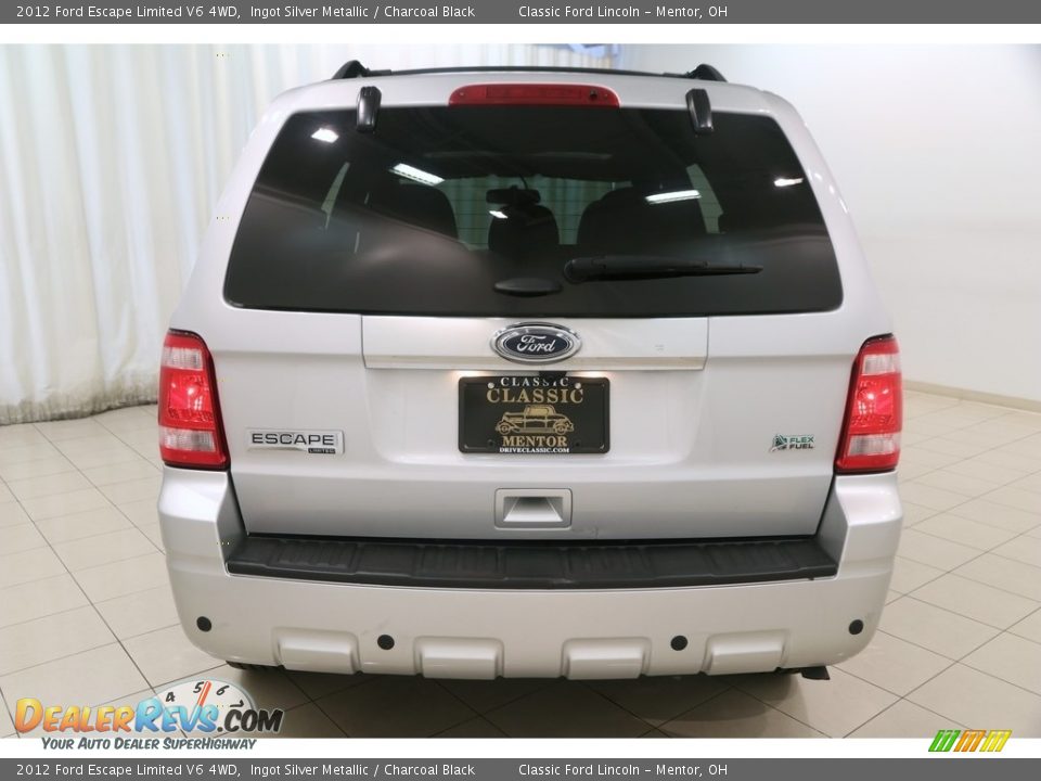 2012 Ford Escape Limited V6 4WD Ingot Silver Metallic / Charcoal Black Photo #17