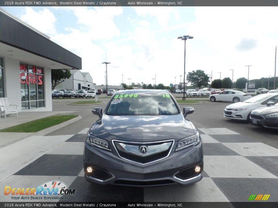 2018 Acura RDX FWD Advance Modern Steel Metallic / Graystone Photo #2