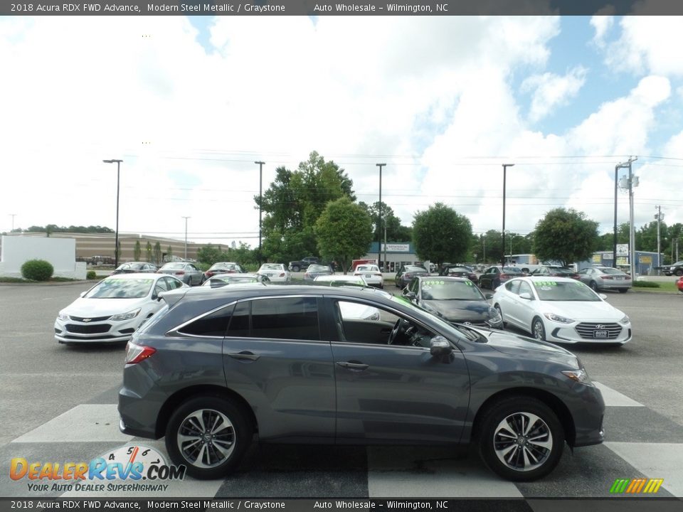 2018 Acura RDX FWD Advance Modern Steel Metallic / Graystone Photo #3