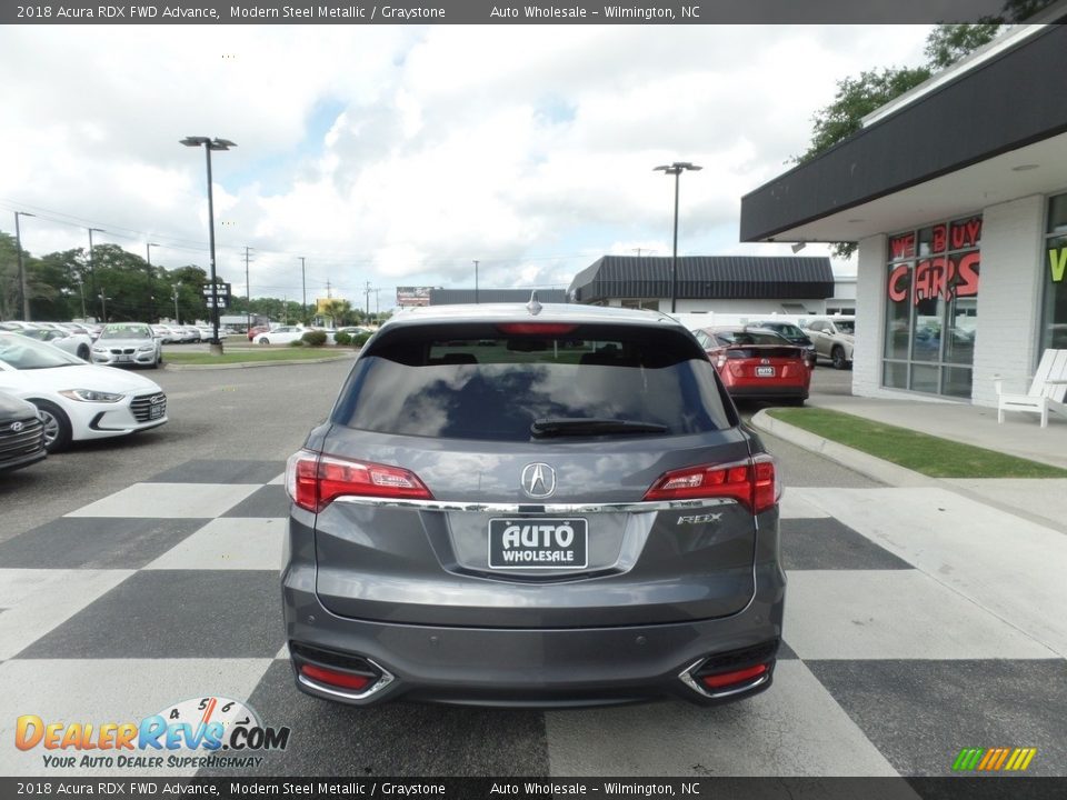 2018 Acura RDX FWD Advance Modern Steel Metallic / Graystone Photo #4