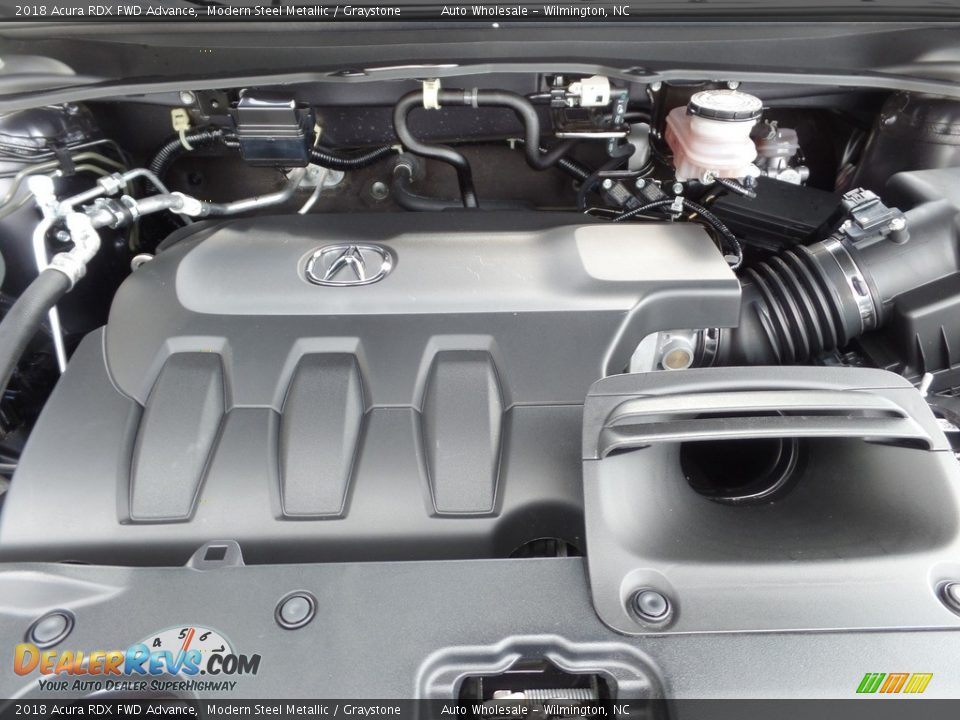 2018 Acura RDX FWD Advance Modern Steel Metallic / Graystone Photo #6