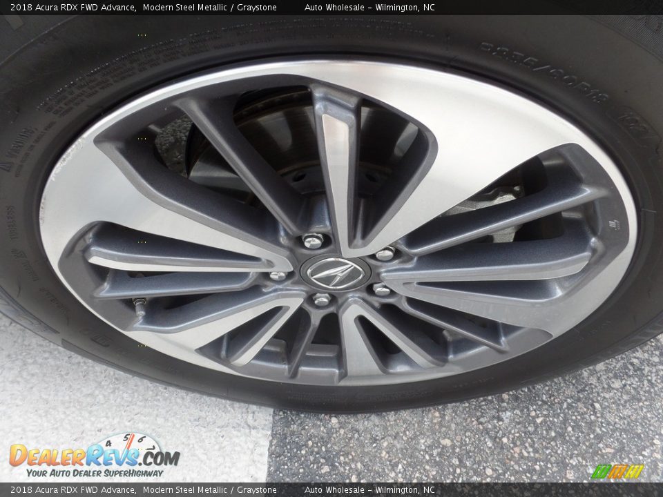 2018 Acura RDX FWD Advance Modern Steel Metallic / Graystone Photo #7