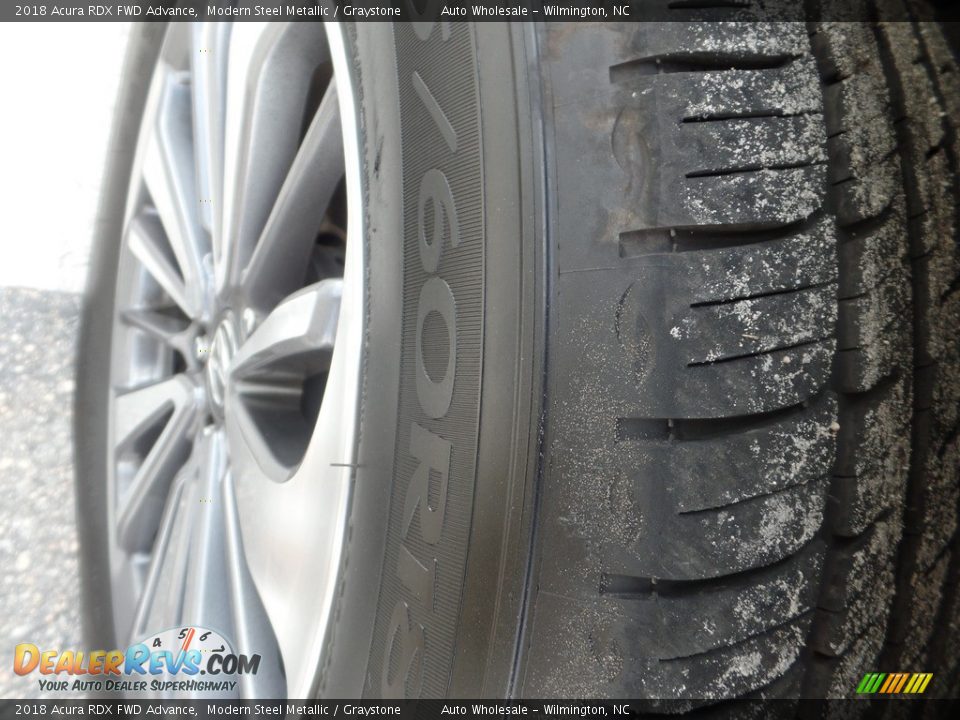 2018 Acura RDX FWD Advance Modern Steel Metallic / Graystone Photo #8