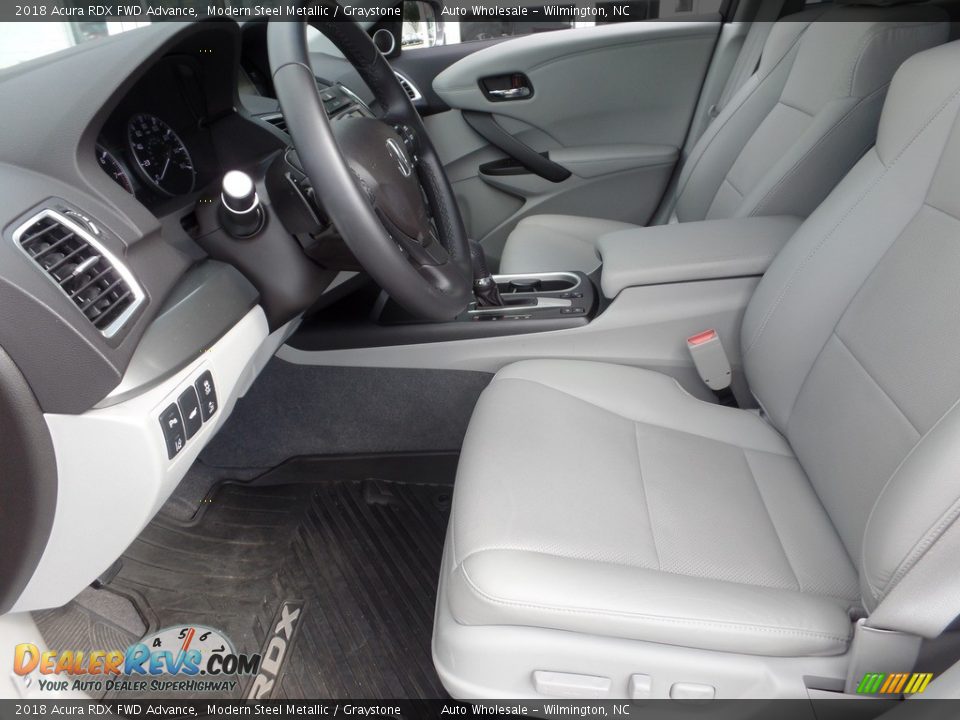 2018 Acura RDX FWD Advance Modern Steel Metallic / Graystone Photo #11