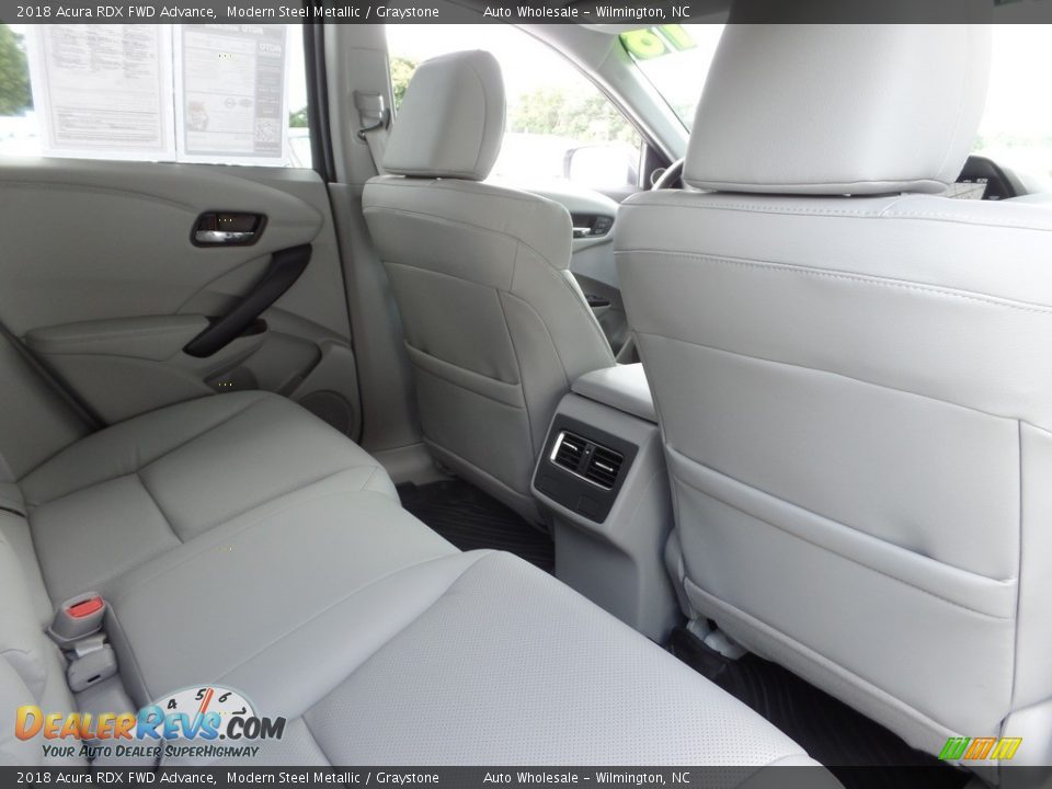 2018 Acura RDX FWD Advance Modern Steel Metallic / Graystone Photo #14