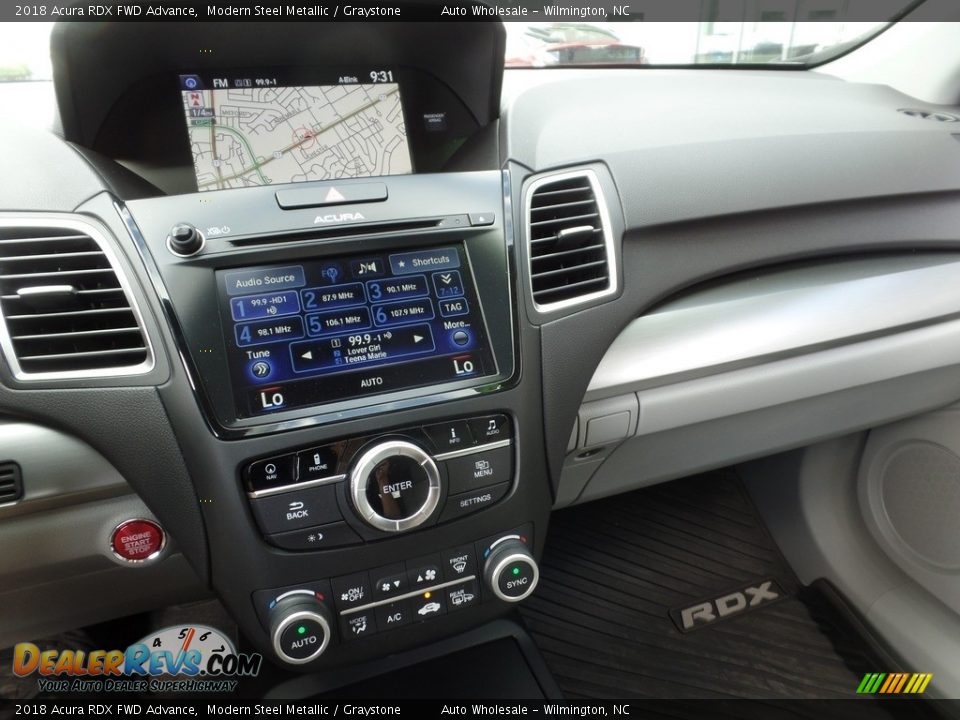 2018 Acura RDX FWD Advance Modern Steel Metallic / Graystone Photo #17