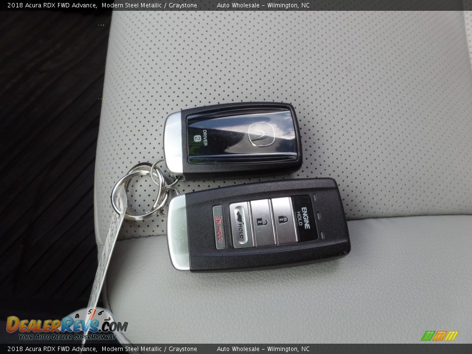 2018 Acura RDX FWD Advance Modern Steel Metallic / Graystone Photo #20