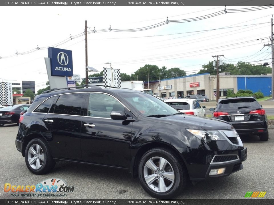 2012 Acura MDX SH-AWD Technology Crystal Black Pearl / Ebony Photo #1