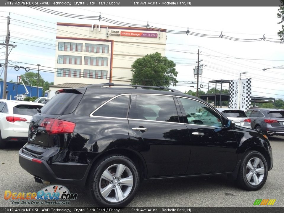 2012 Acura MDX SH-AWD Technology Crystal Black Pearl / Ebony Photo #3
