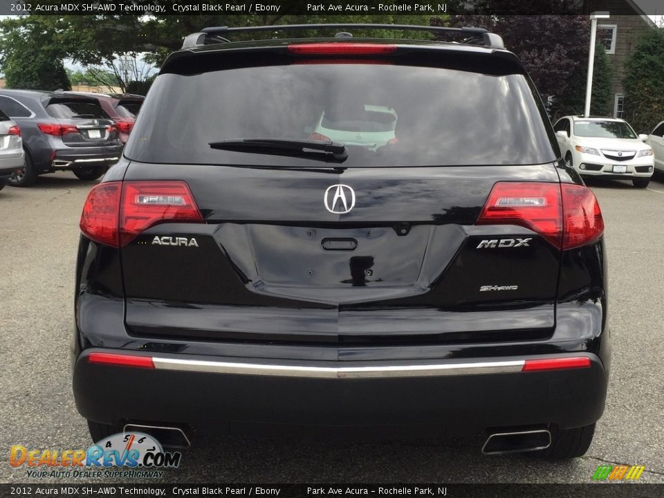 2012 Acura MDX SH-AWD Technology Crystal Black Pearl / Ebony Photo #4