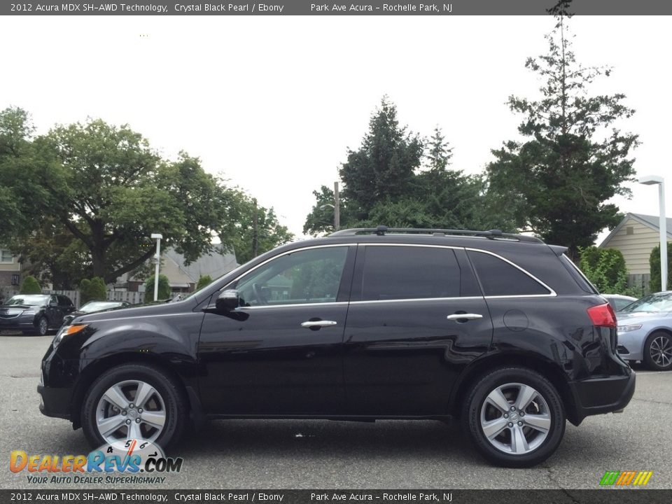 2012 Acura MDX SH-AWD Technology Crystal Black Pearl / Ebony Photo #6