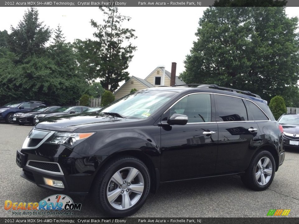 2012 Acura MDX SH-AWD Technology Crystal Black Pearl / Ebony Photo #7