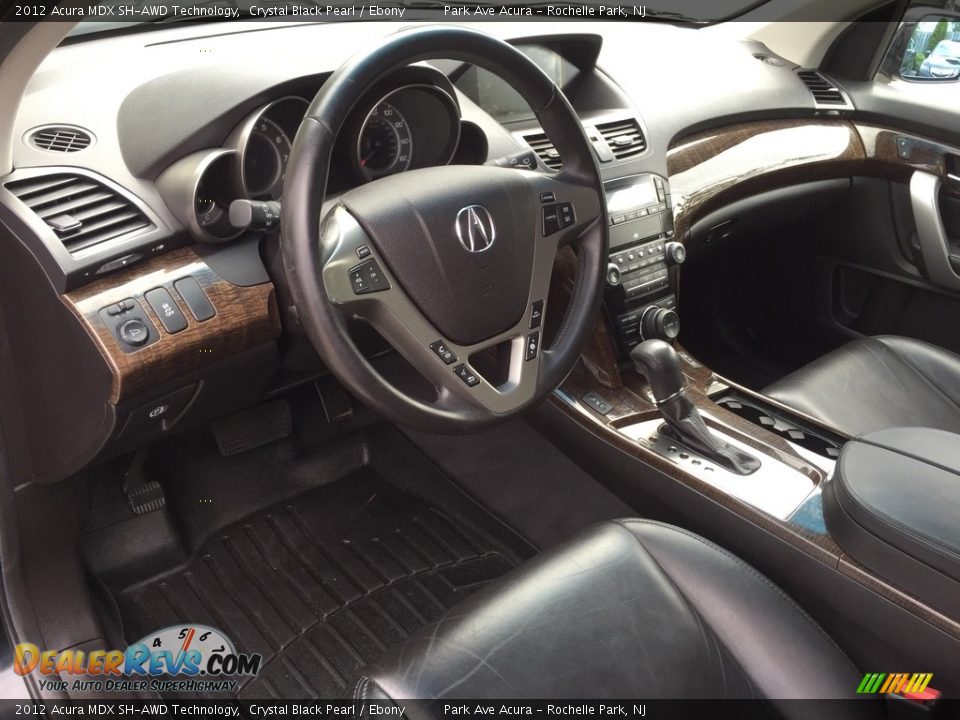 2012 Acura MDX SH-AWD Technology Crystal Black Pearl / Ebony Photo #11