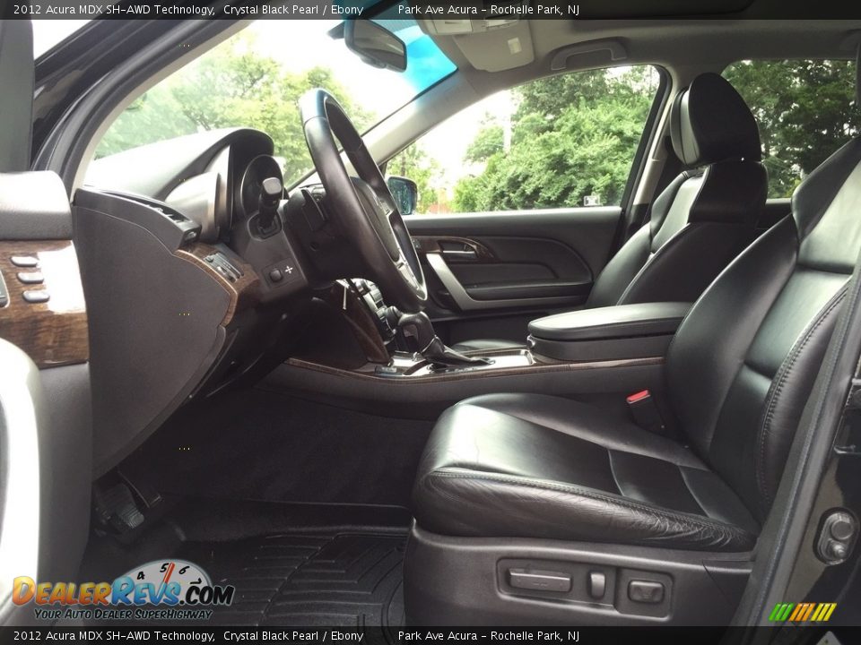 2012 Acura MDX SH-AWD Technology Crystal Black Pearl / Ebony Photo #12