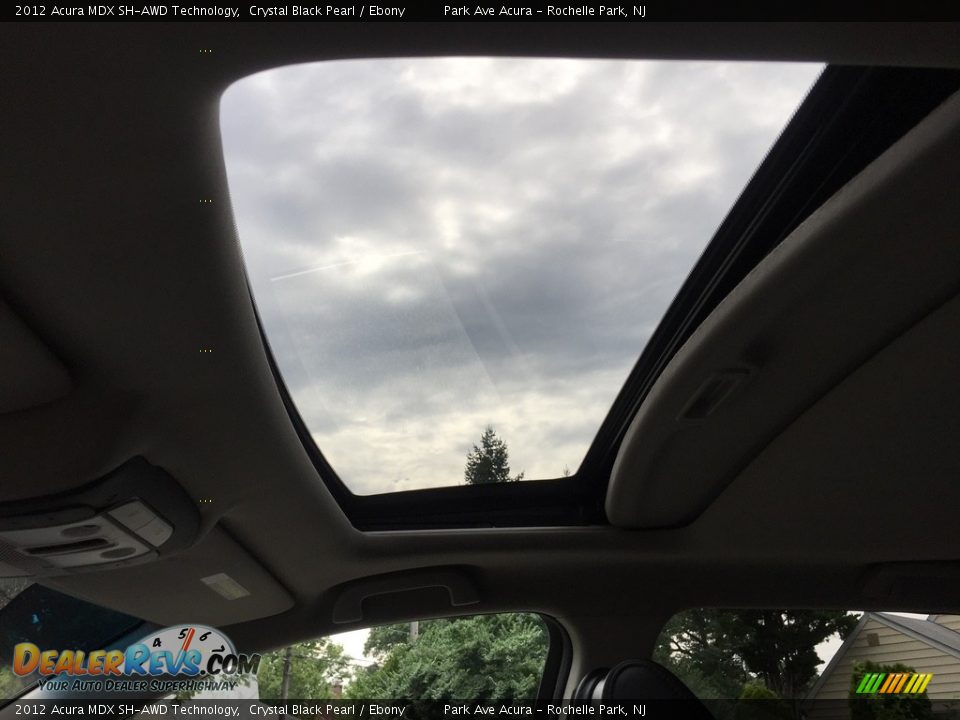2012 Acura MDX SH-AWD Technology Crystal Black Pearl / Ebony Photo #14