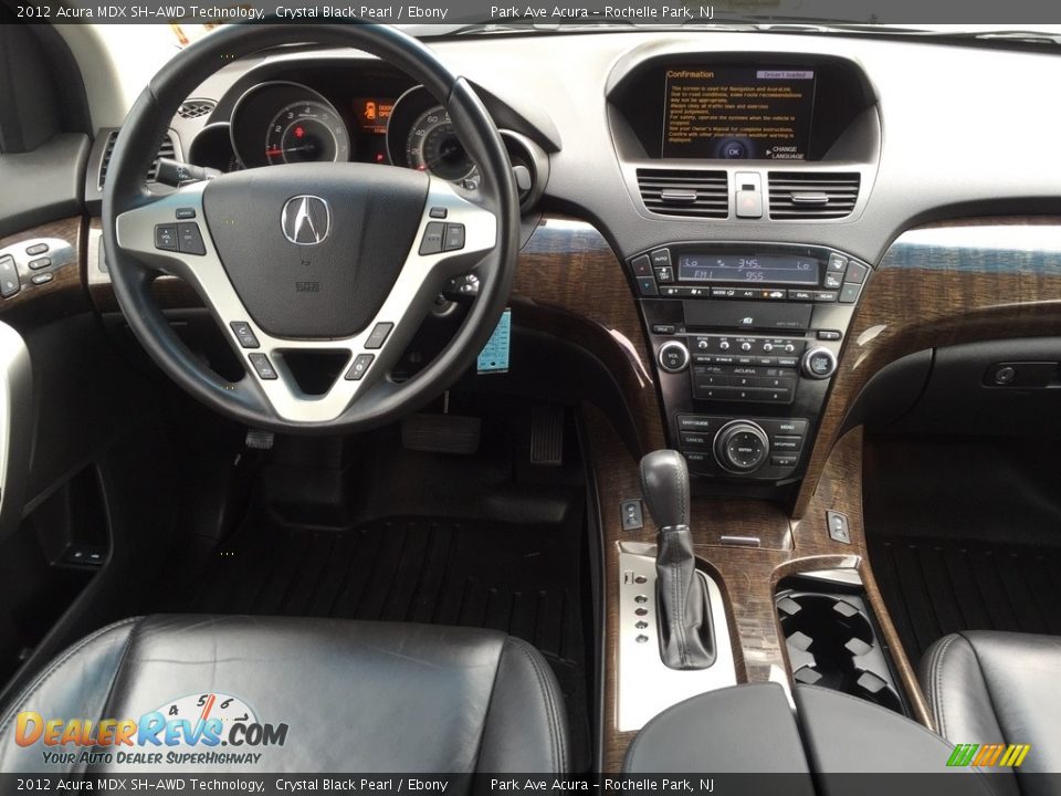 2012 Acura MDX SH-AWD Technology Crystal Black Pearl / Ebony Photo #15