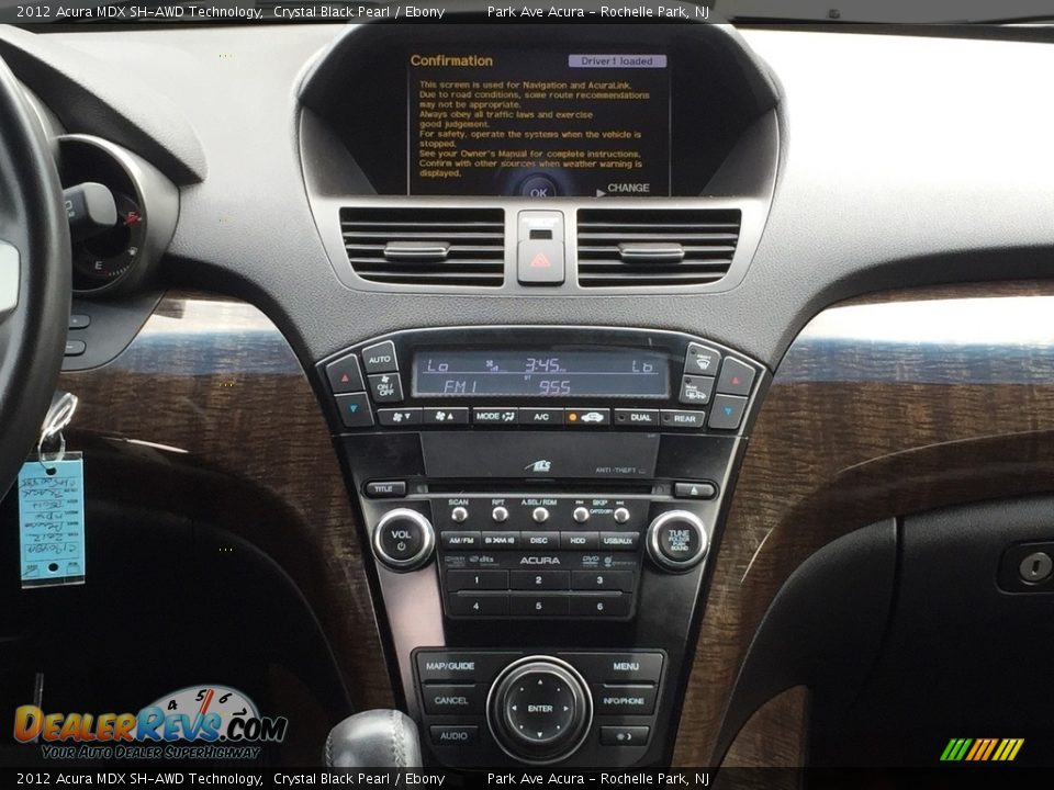 2012 Acura MDX SH-AWD Technology Crystal Black Pearl / Ebony Photo #16