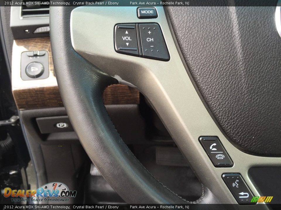 2012 Acura MDX SH-AWD Technology Crystal Black Pearl / Ebony Photo #19