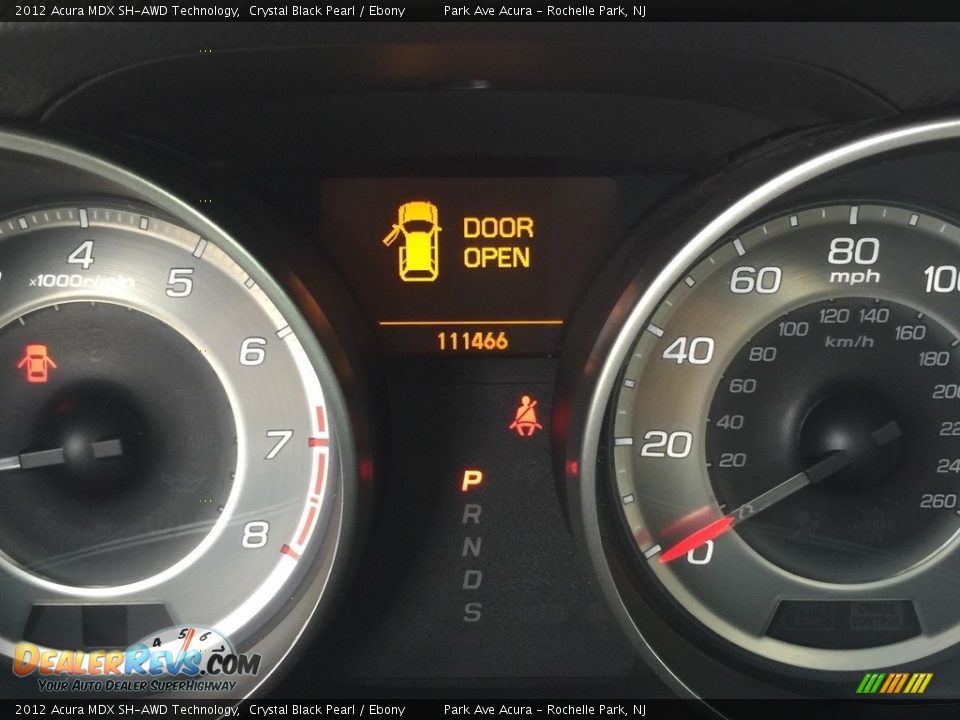 2012 Acura MDX SH-AWD Technology Crystal Black Pearl / Ebony Photo #21
