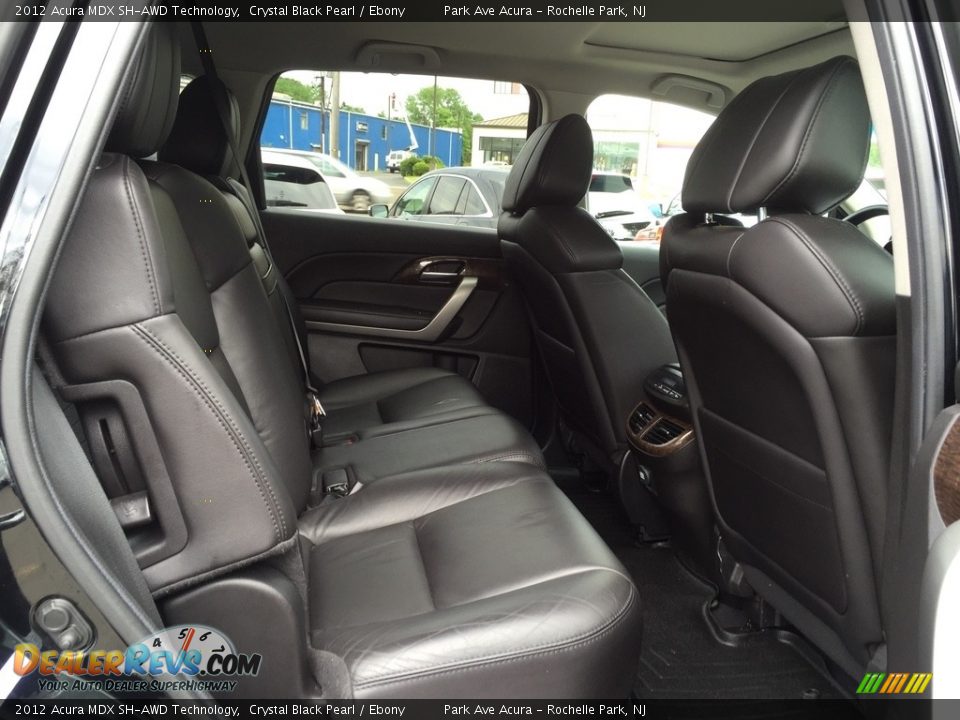 2012 Acura MDX SH-AWD Technology Crystal Black Pearl / Ebony Photo #25