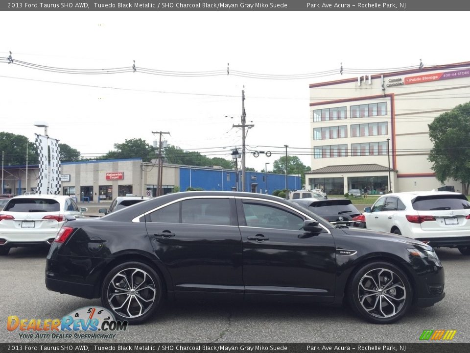 2013 Ford Taurus SHO AWD Tuxedo Black Metallic / SHO Charcoal Black/Mayan Gray Miko Suede Photo #2