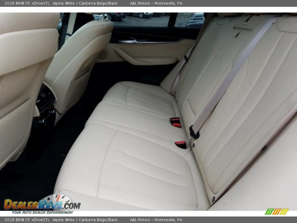 2018 BMW X5 xDrive35i Alpine White / Canberra Beige/Black Photo #5