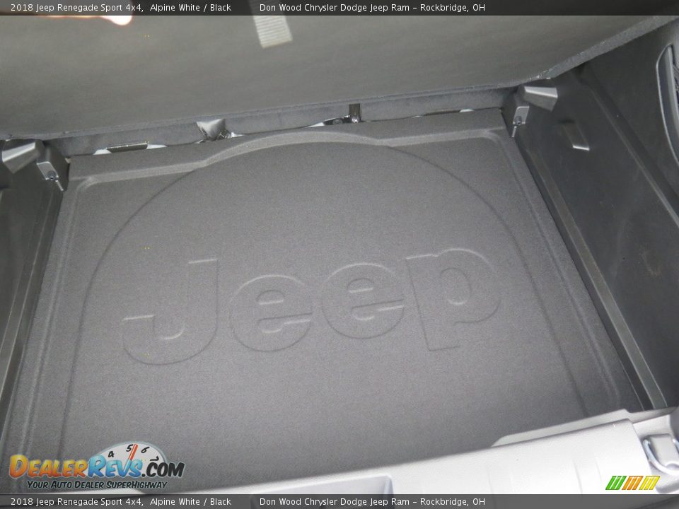 2018 Jeep Renegade Sport 4x4 Alpine White / Black Photo #30