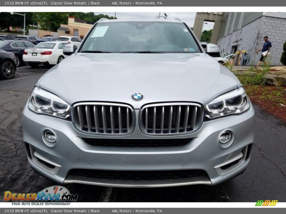 2018 BMW X5 xDrive35i Glacier Silver Metallic / Black Photo #8