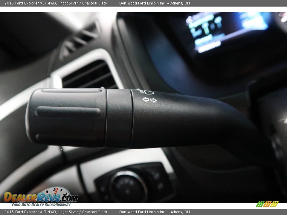 2015 Ford Explorer XLT 4WD Ingot Silver / Charcoal Black Photo #33