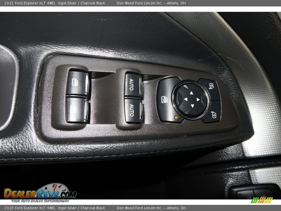 2015 Ford Explorer XLT 4WD Ingot Silver / Charcoal Black Photo #35