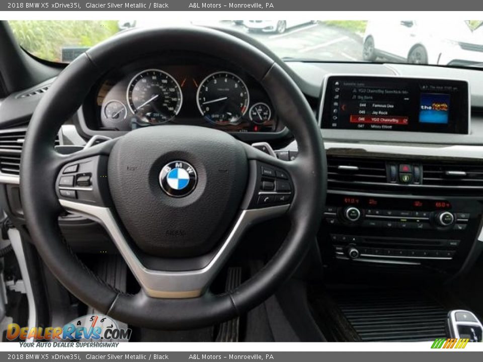 2018 BMW X5 xDrive35i Glacier Silver Metallic / Black Photo #14