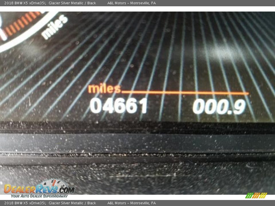 2018 BMW X5 xDrive35i Glacier Silver Metallic / Black Photo #15