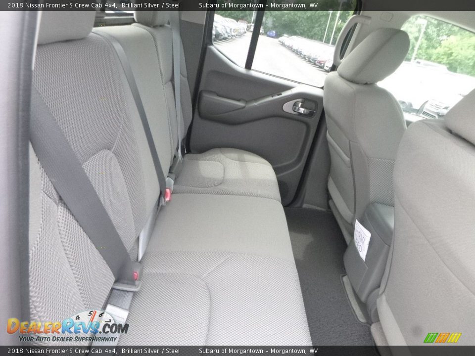 2018 Nissan Frontier S Crew Cab 4x4 Brilliant Silver / Steel Photo #11