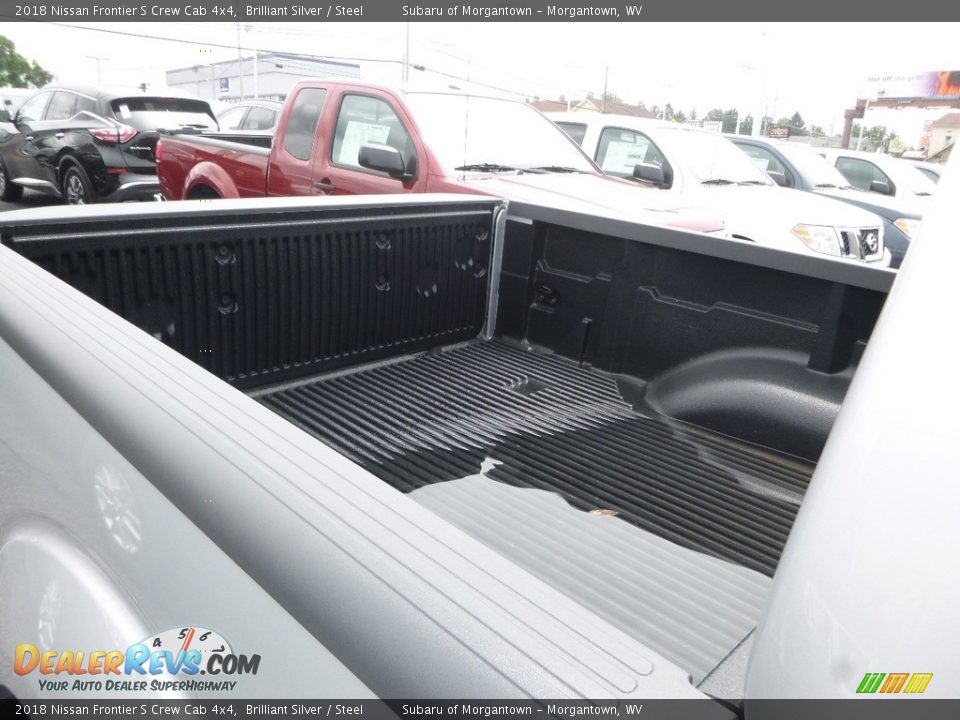 2018 Nissan Frontier S Crew Cab 4x4 Brilliant Silver / Steel Photo #12