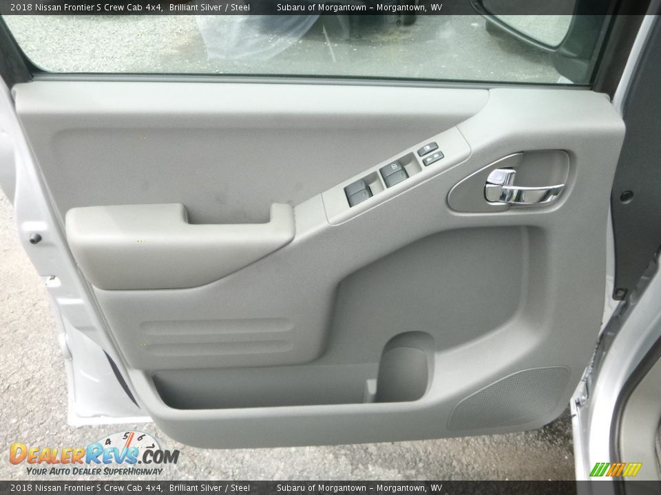 2018 Nissan Frontier S Crew Cab 4x4 Brilliant Silver / Steel Photo #13