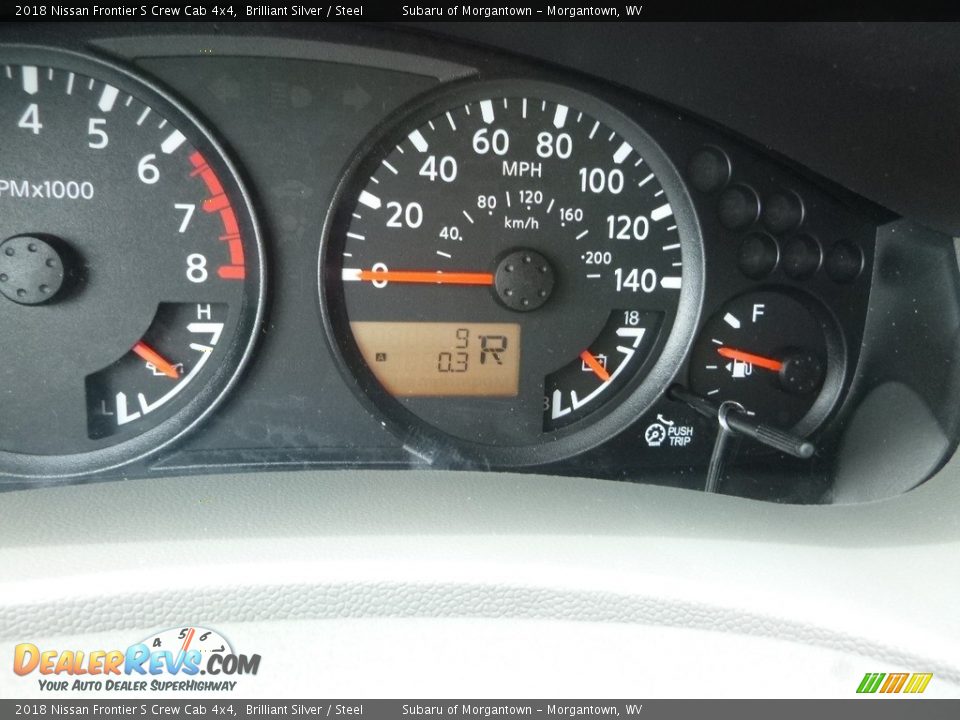 2018 Nissan Frontier S Crew Cab 4x4 Brilliant Silver / Steel Photo #20