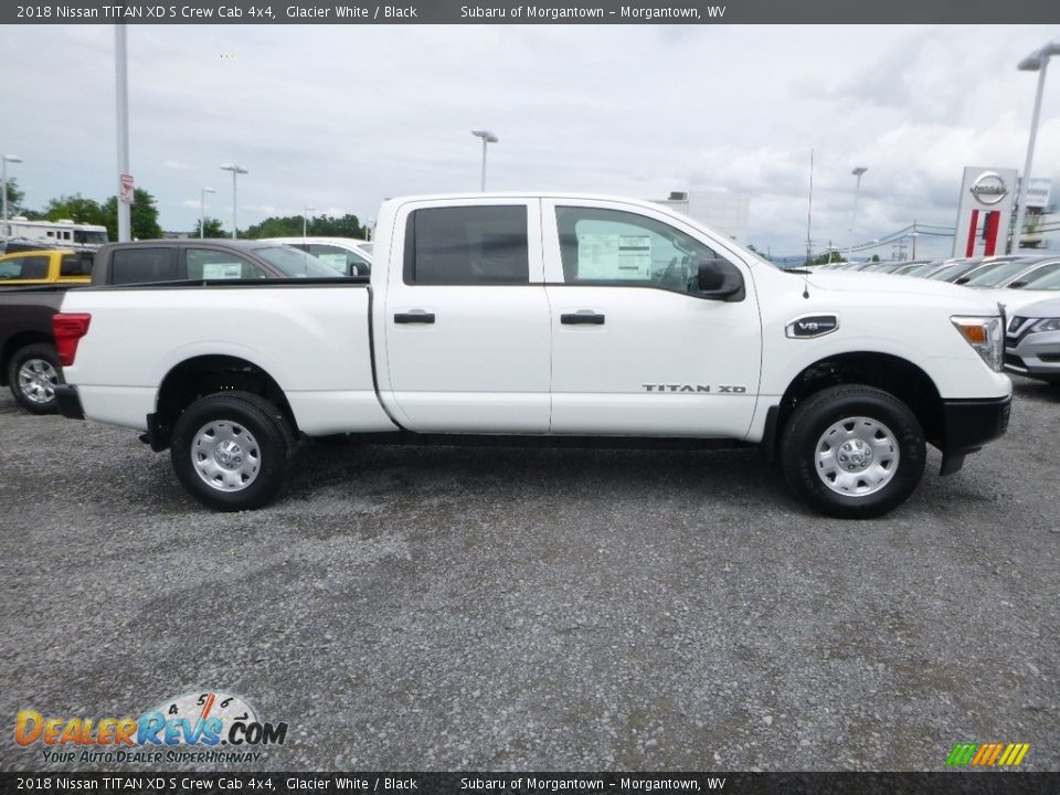 2018 Nissan TITAN XD S Crew Cab 4x4 Glacier White / Black Photo #3