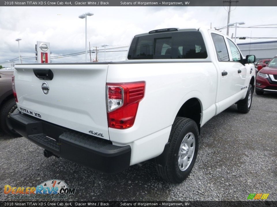 2018 Nissan TITAN XD S Crew Cab 4x4 Glacier White / Black Photo #4
